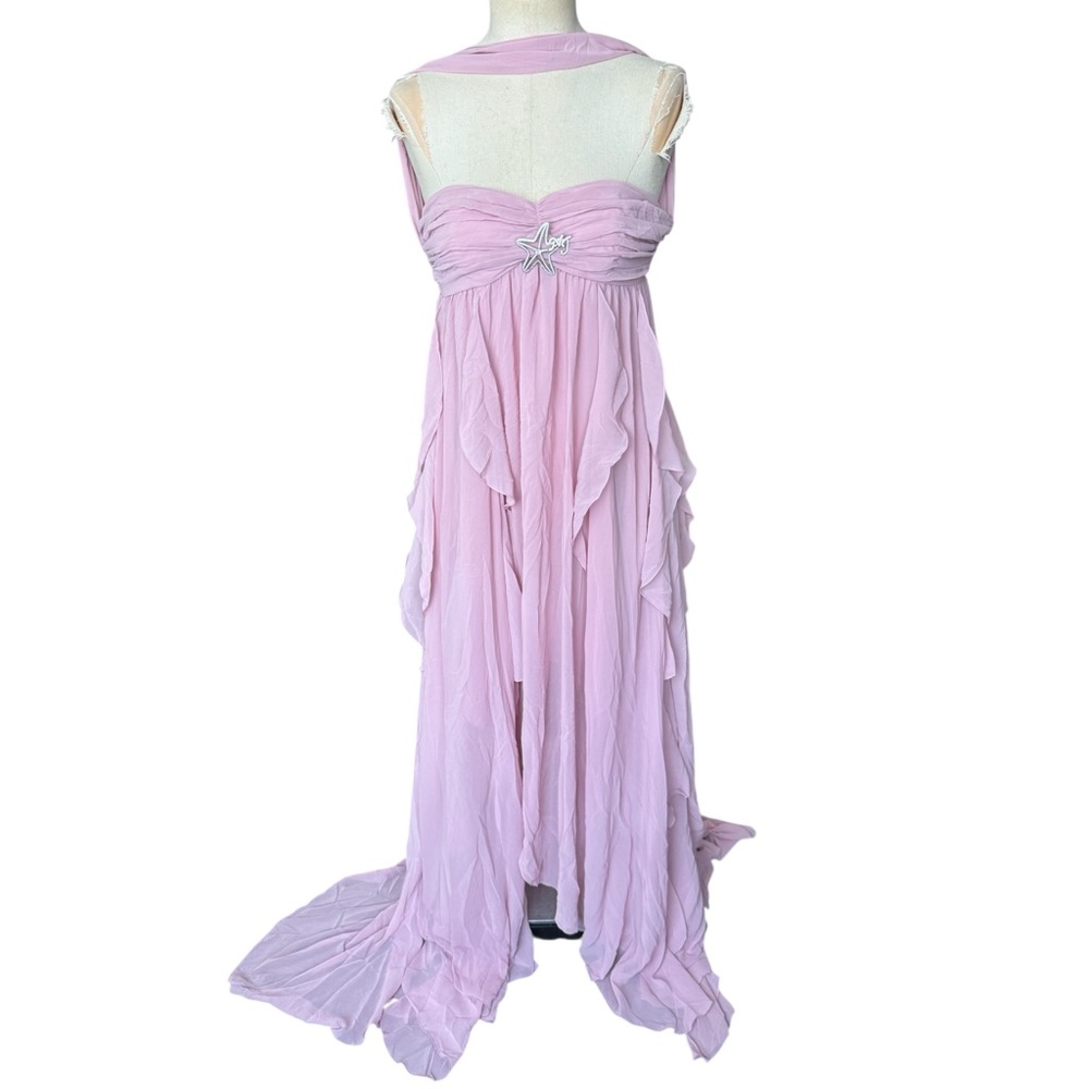 Nana Jacqueline Mariah Dress in Purple Medium - Picture 6 of 17